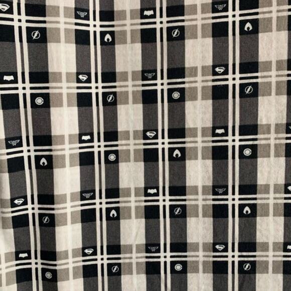 HERO WITHIN | Men's Justice League Woven Shirt Black and White Size XL - Picture 6 of 7